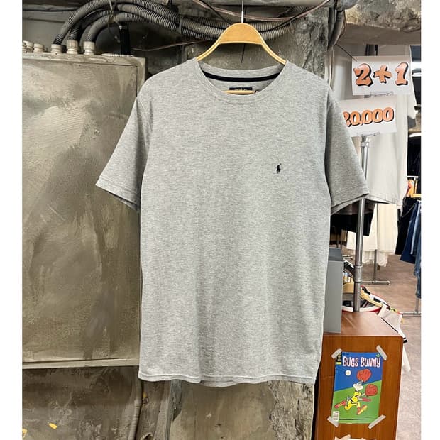 폴로 랄프로렌 와플 반팔티 그레이 XL #csz3994