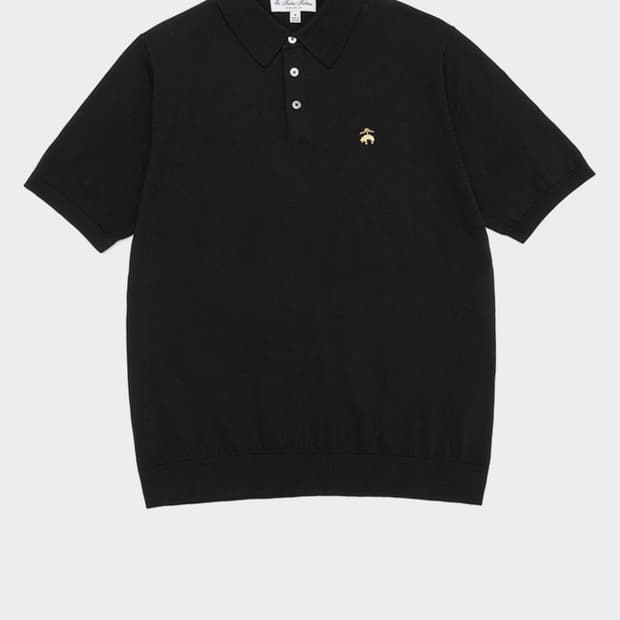 브룩스브라더스 신형23SS 컴팩트 코튼 폴로 스웨터 반팔 니트 카라티