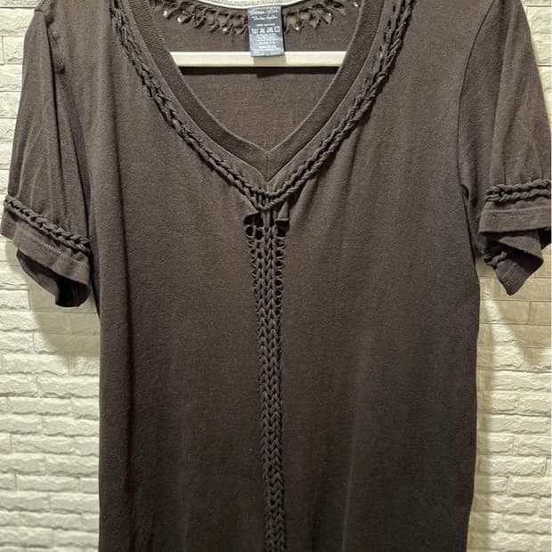 Numbernine 00s braided T-shirt