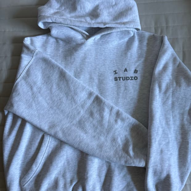 아이앱 스튜디오 후드 라이트 그레이 M