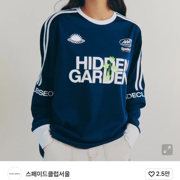 스페이드클럽 풋볼 티셔츠 네이비 M