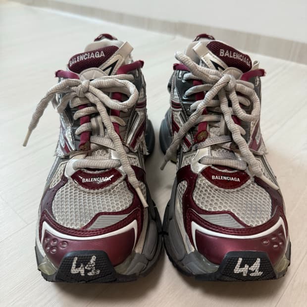 발렌시아가 뉴러너 버건디 41size
