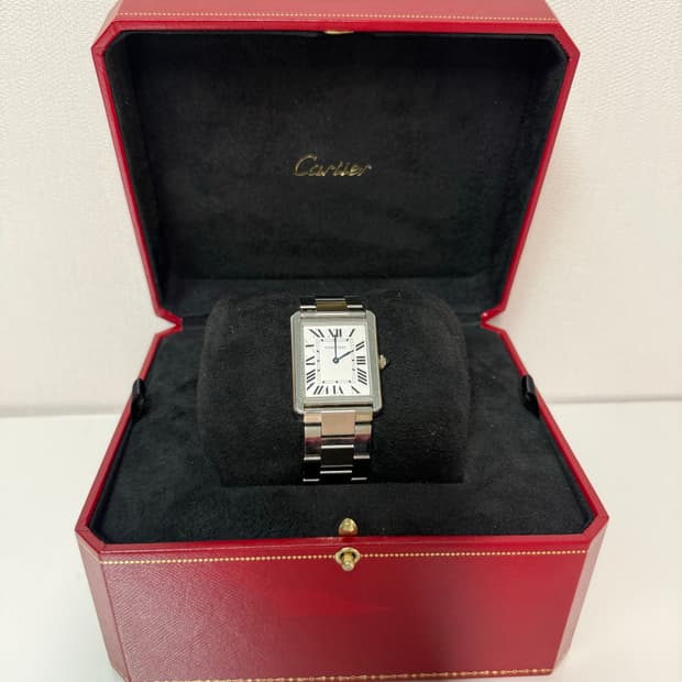 까르띠에 탱크솔로 남성시계 라지