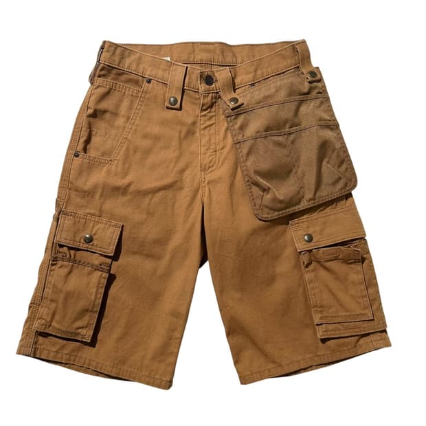 칼하트 멀티포켓 립스탑 카고 하프 팬츠 반바지