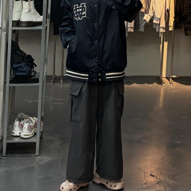 나이키 새틴 나일론 스타디움 바시티자켓 A2939