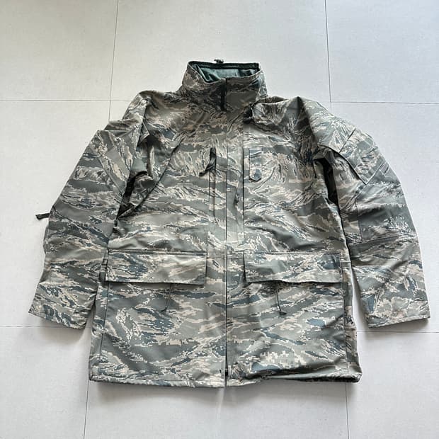 USAF 오리지널 미공군 APECS 고어텍스 파카 ABU 타이거카모