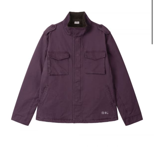 (새상품) 어스지구 필드자켓 퍼플 PIGMENT FIELD JACKET
