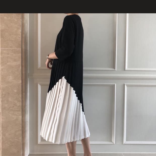 have 해브 플리츠 원피스