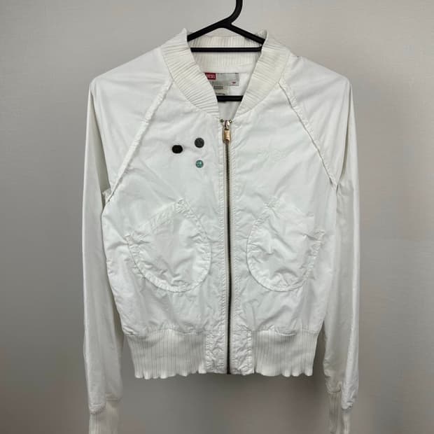 Diesel 3D Embossed Crop Jacket