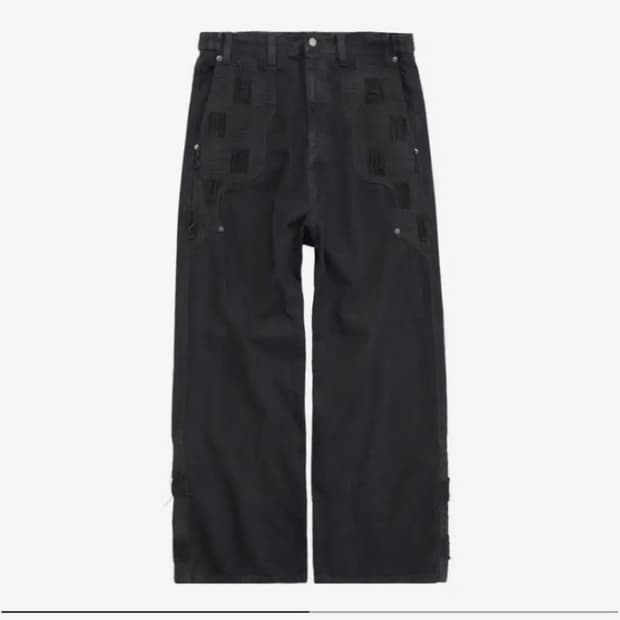 [2] 폴리테루 1011 웨스턴 보로 블랙데님