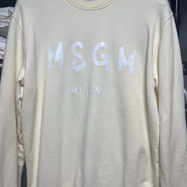 MSGM 맨투맨 (극미중고, L)