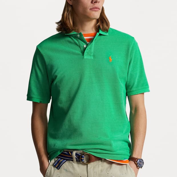 XL ) 폴로 랄프로렌 키즈 그린 반팔 카라티