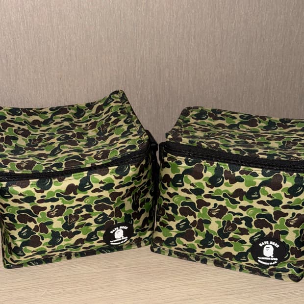 베이프 카모 패턴 보냉백 2개