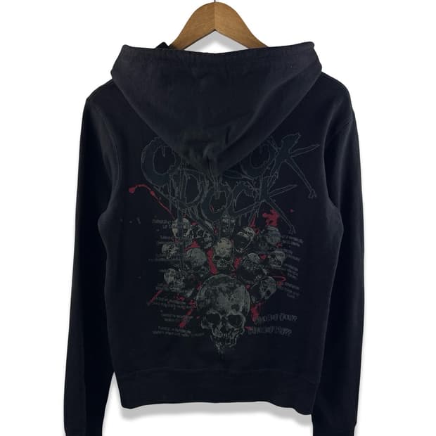 JPN ONE OK ROCK 스컬 백프린팅 슬림후드집업2029