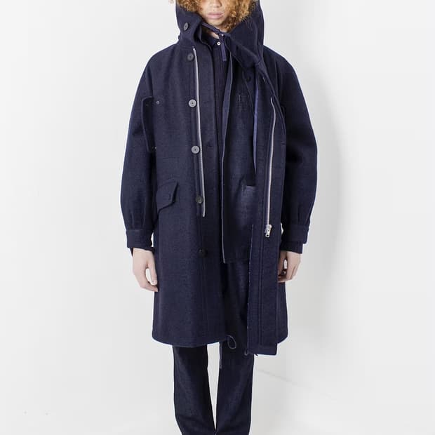 도큐먼트 울 파카 / m / 네이비*네이비