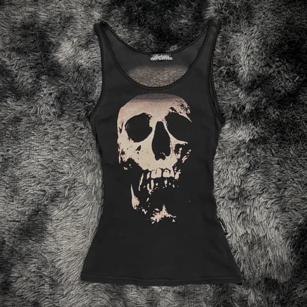 Hysteric Glamour 스컬 베리 슬리브리스