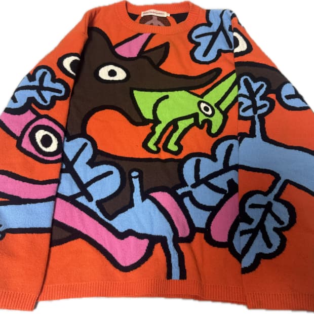 월터 반 베이렌동크 위스덤 인타르시아 니트 스웨터