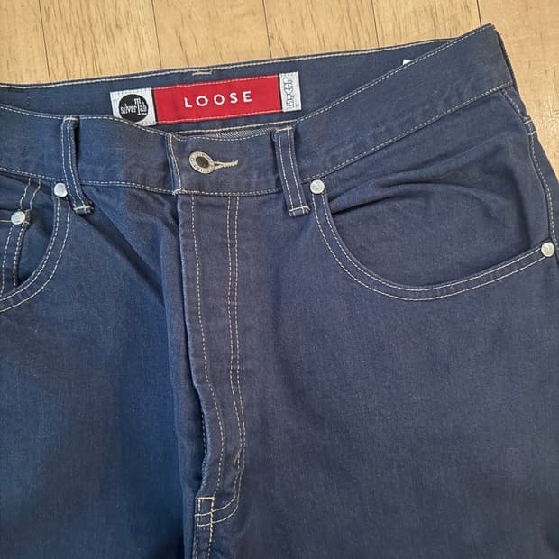 빈티지 리바이스 실버탭 루즈핏 데님