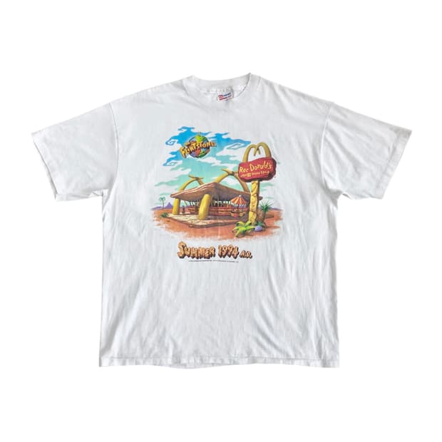 1994 맥도날드 플린스톤 반팔티셔츠