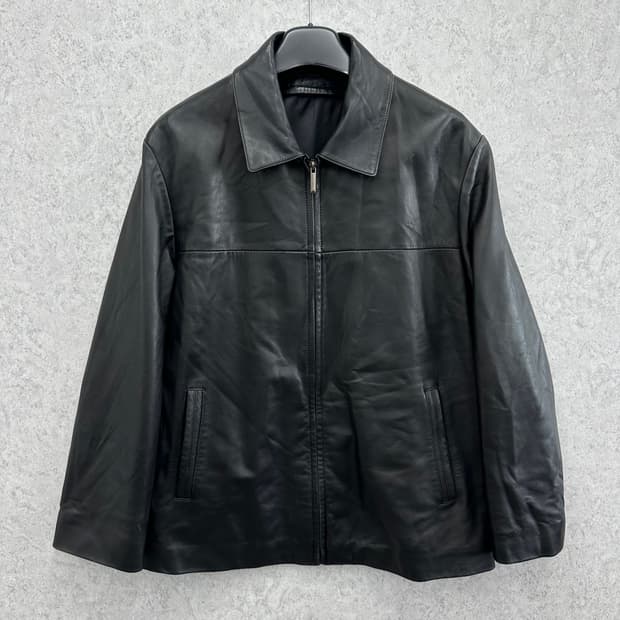 100 인디안 남자 램스킨 블루종 자켓