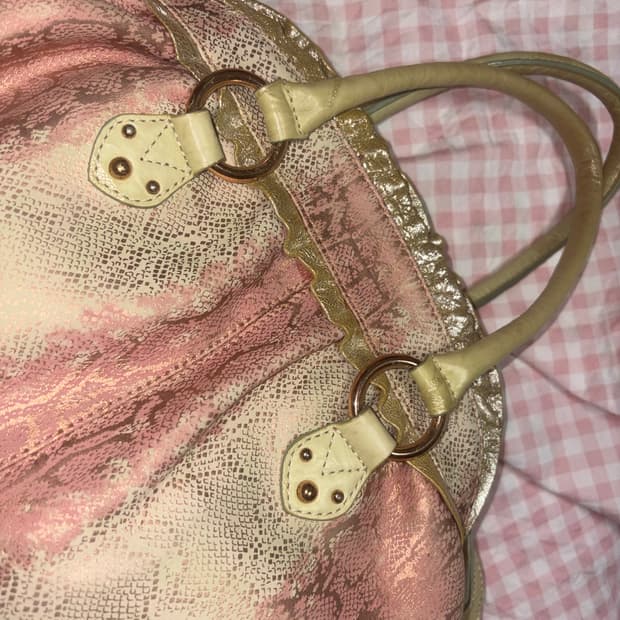 Jpn 오리엔탈 페어리 뱀피 디자인 핸드백 