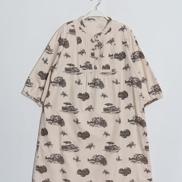 B.L.U.E Pattern One-Piece