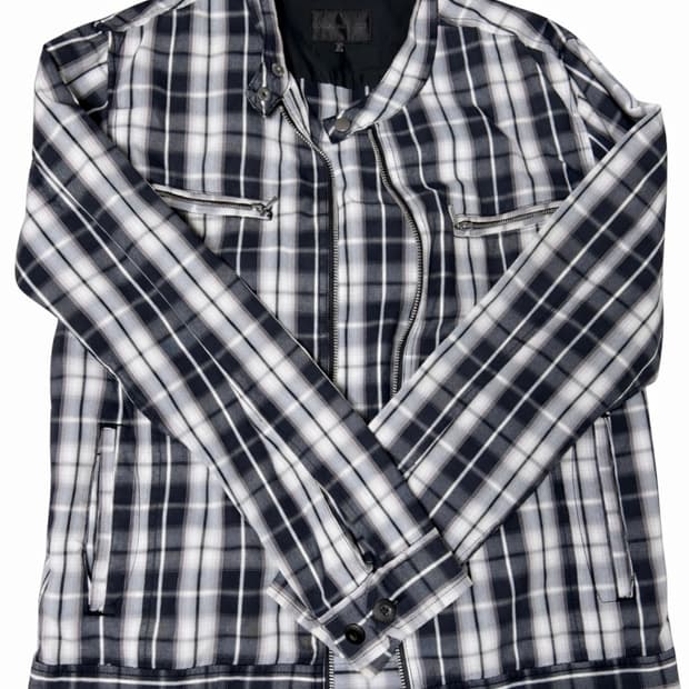 pazzo 체크 셔츠자켓