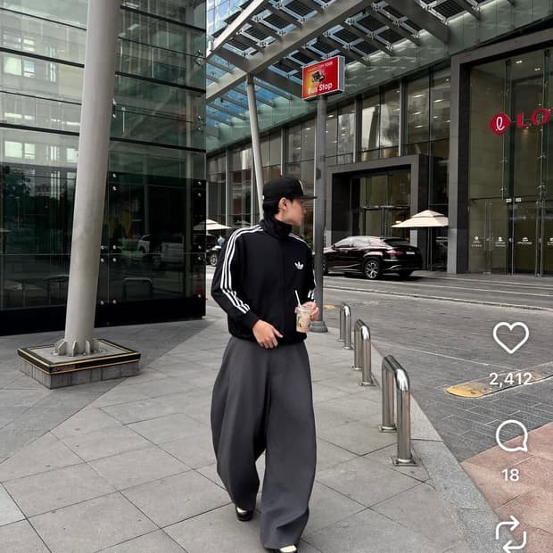 아디다스 자켓 블랙