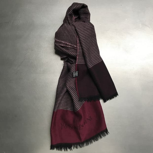 YSL 입생로랑 실크 혼방 머플러