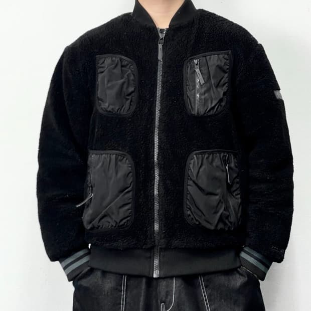 콜롬비아 20FW 옴니히트 멀티포켓 구스다운 플리스자켓