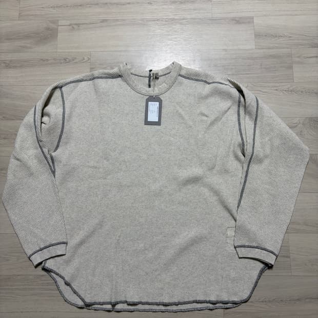 앤즈앤드민즈 써멀 와플티셔츠 오트밀 XL사이즈 판매
