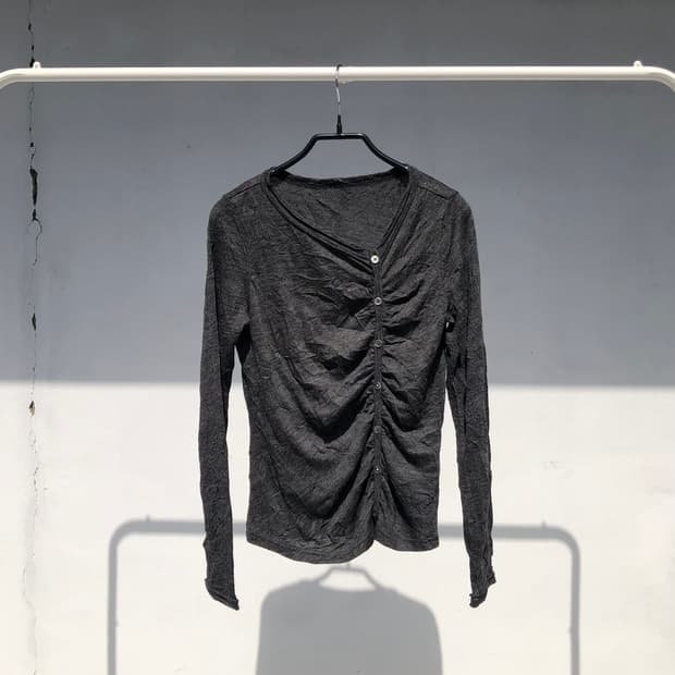 Hiroko Bis Shirring Cardigan