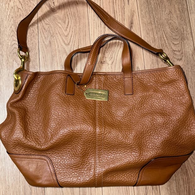 코치 브라운 가방