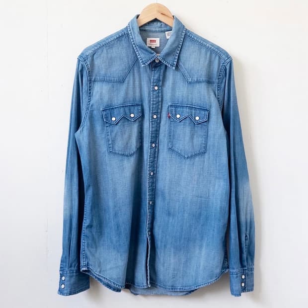 리바이스 웨스턴 데님 셔츠