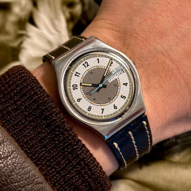 88년판) 빈티지 스와치 젠트 black hawk