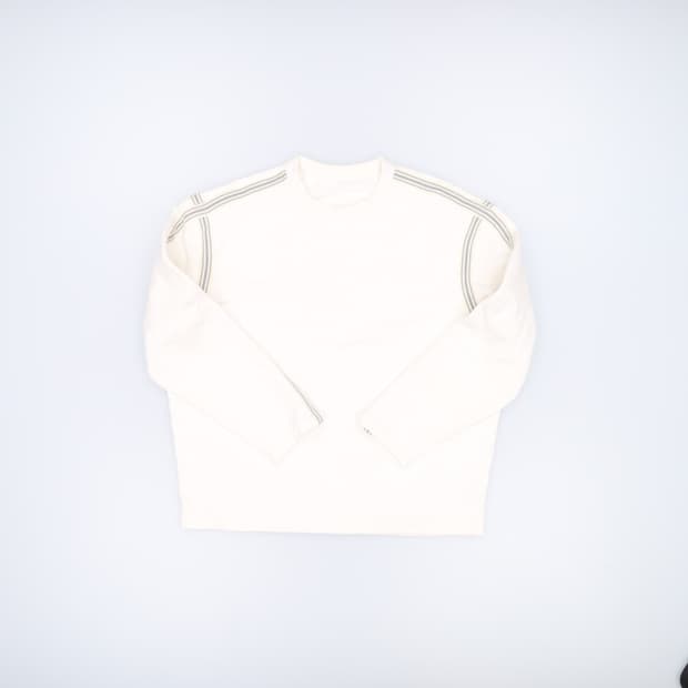 [M] 시스템 한섬 배색 울 스티치 맨투맨 0105J