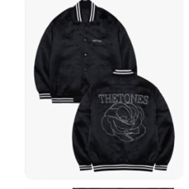 톤즈 플라워 바시티 자켓