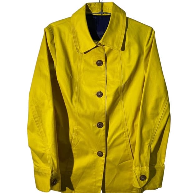 sab street 비비드 옐로우 롱자켓