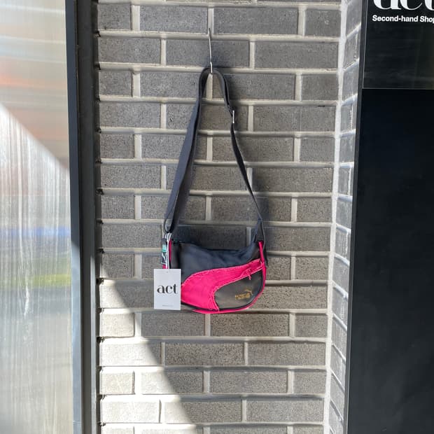 Puma 퓨마 로고 데미지 코튼백 스몰