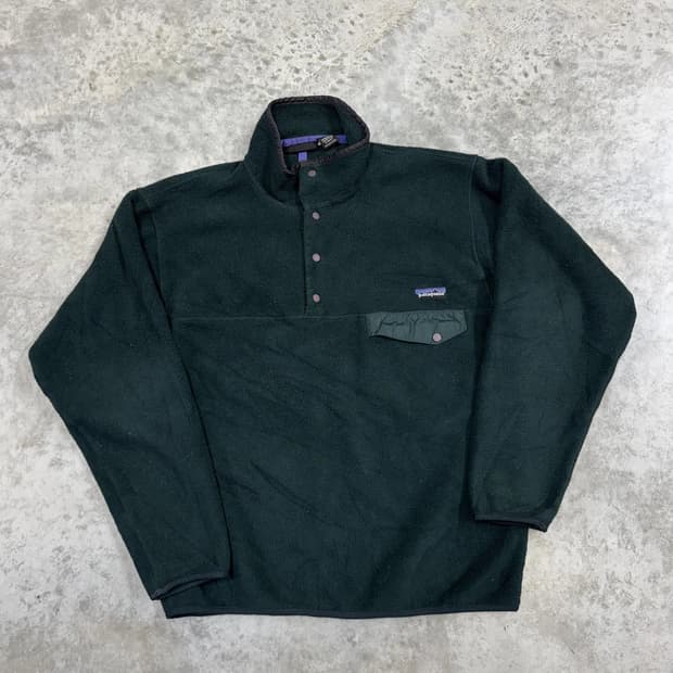 90s 파타고니아 신칠라 스냅-T 다크그린 멕시코