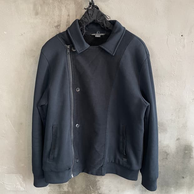 알마니 익스체인지 비대칭 집업 자켓