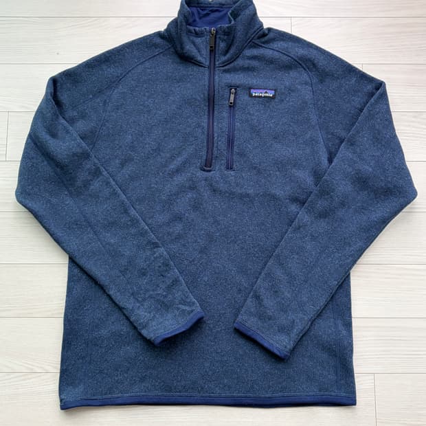 파타고니아 신칠라 감성 니트 플리스 하프집업 M (103) 