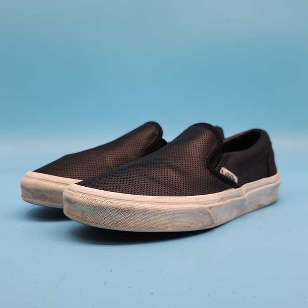 o 반스 레더 여성슬립온 235