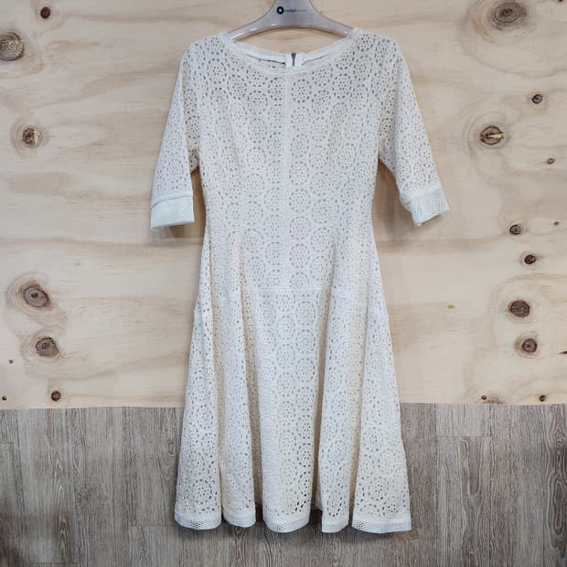 695) 미샤 레이스 반팔 원피스