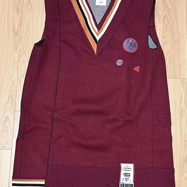 LHR 니트 베스트 MIX MATCH LAYER 조끼