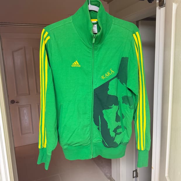 아디다스 카카 콜라보 져지 그린