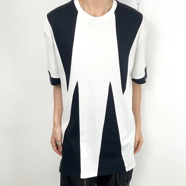 Neil Barrett Thunderbolt Panel T-Shirt