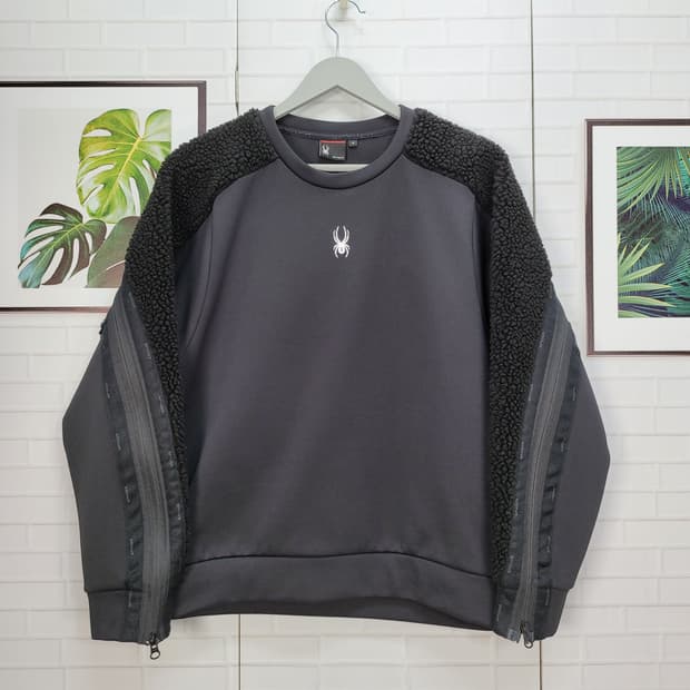 SPYDER 스파이더 뽀글이 맨투맨 긴팔 티셔츠 M 사이즈