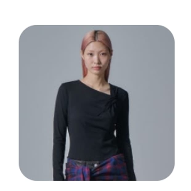 준지 JUUN.J 트위스트 티셔츠 36 사이즈 정품