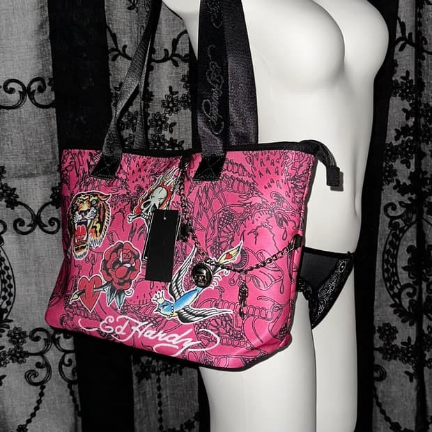 Pink Canvas Bag (New with Tags)